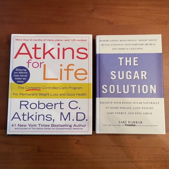 Books (2) Atkins for Life and The Sugar Solution - Picture 1 of 9